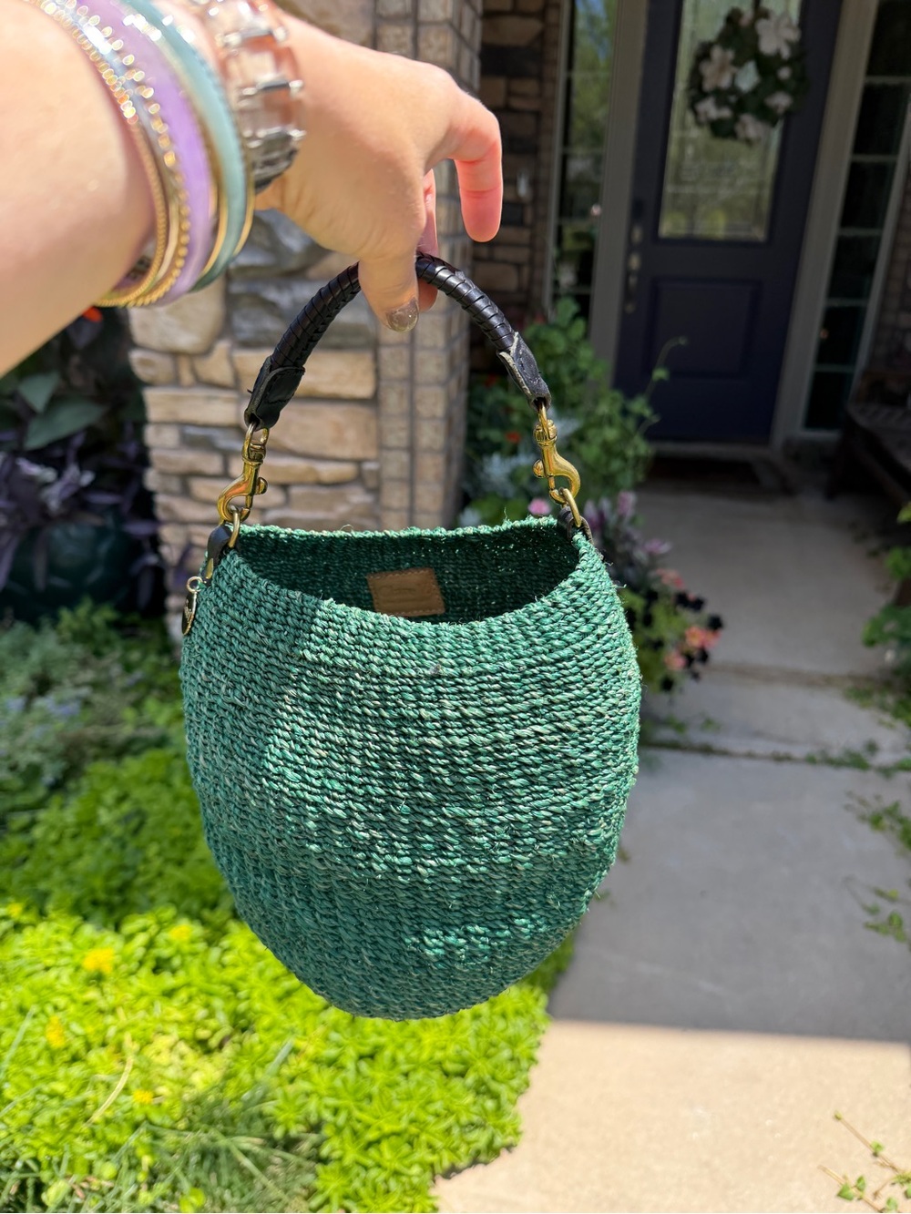 Clare V Pot de Miel in Green 💚🖤🍯